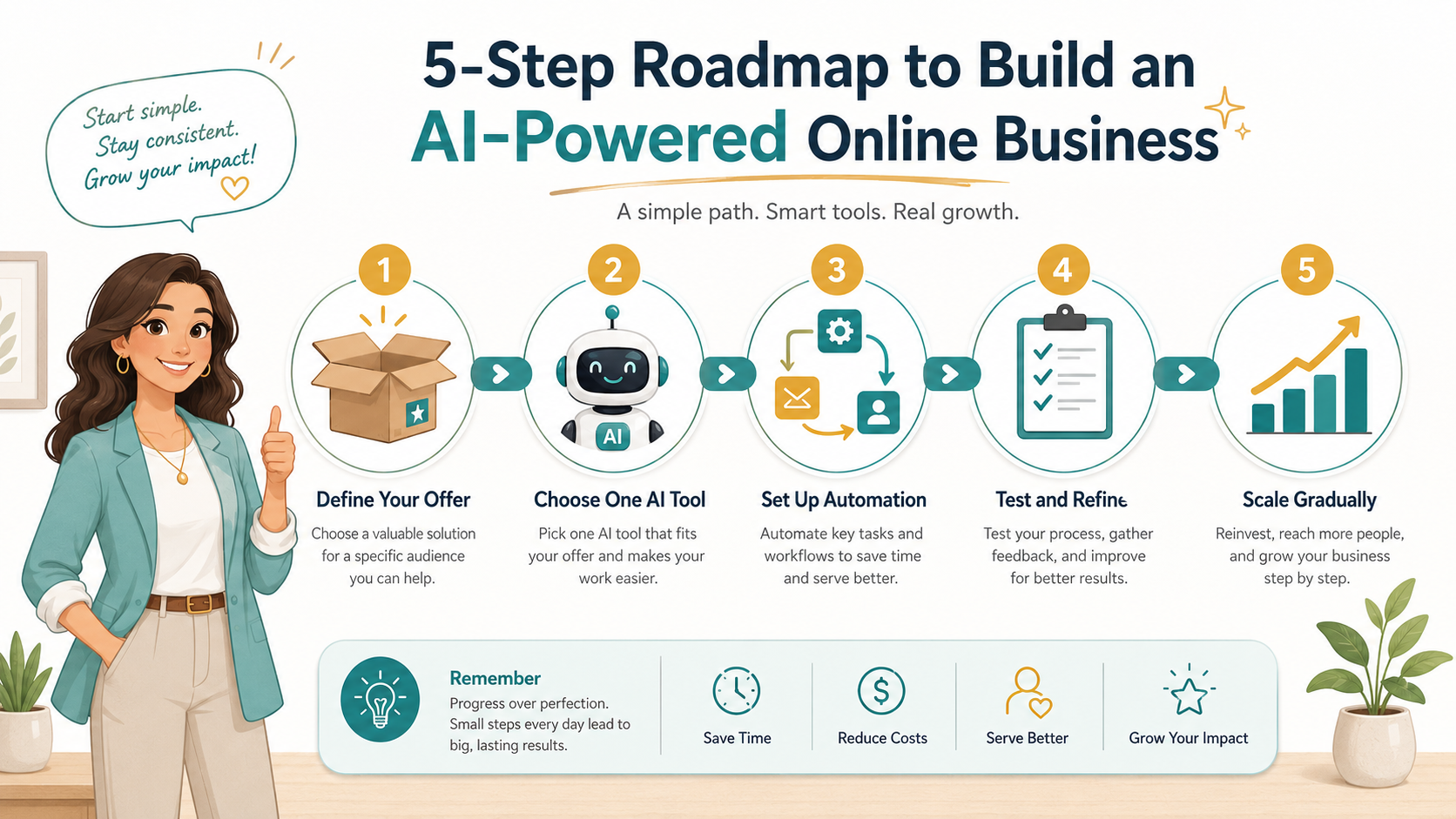 AI-powered online business models
