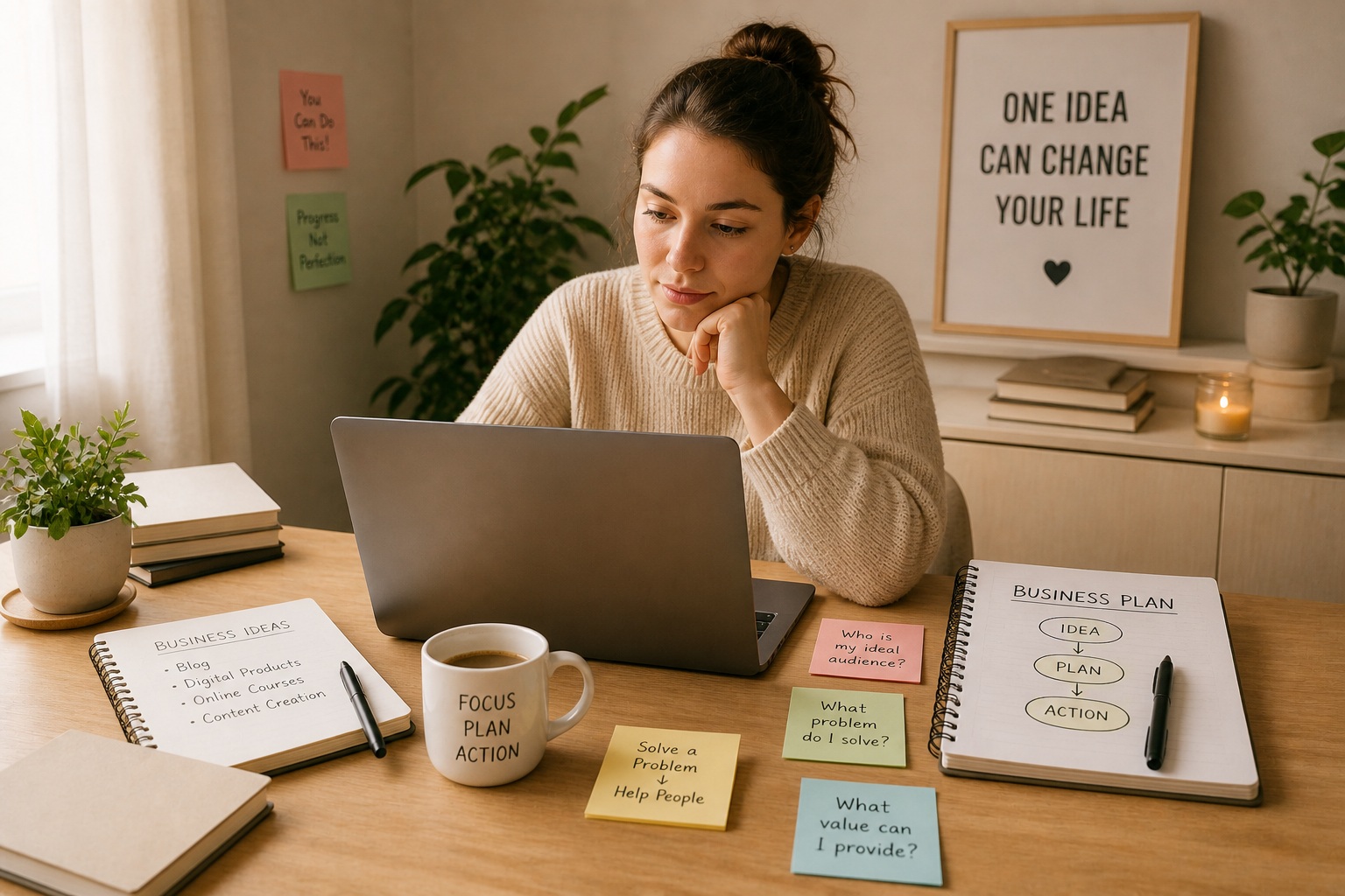 How Do You Choose the Right Online Business Idea Using AI?