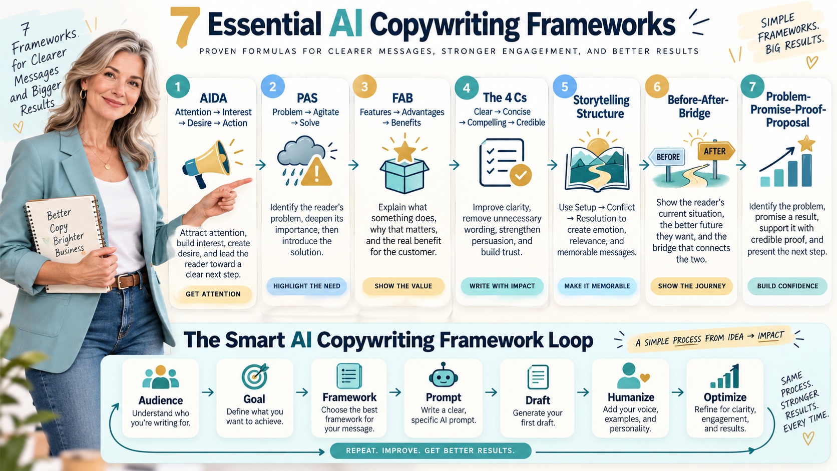 AI copywriting frameworks