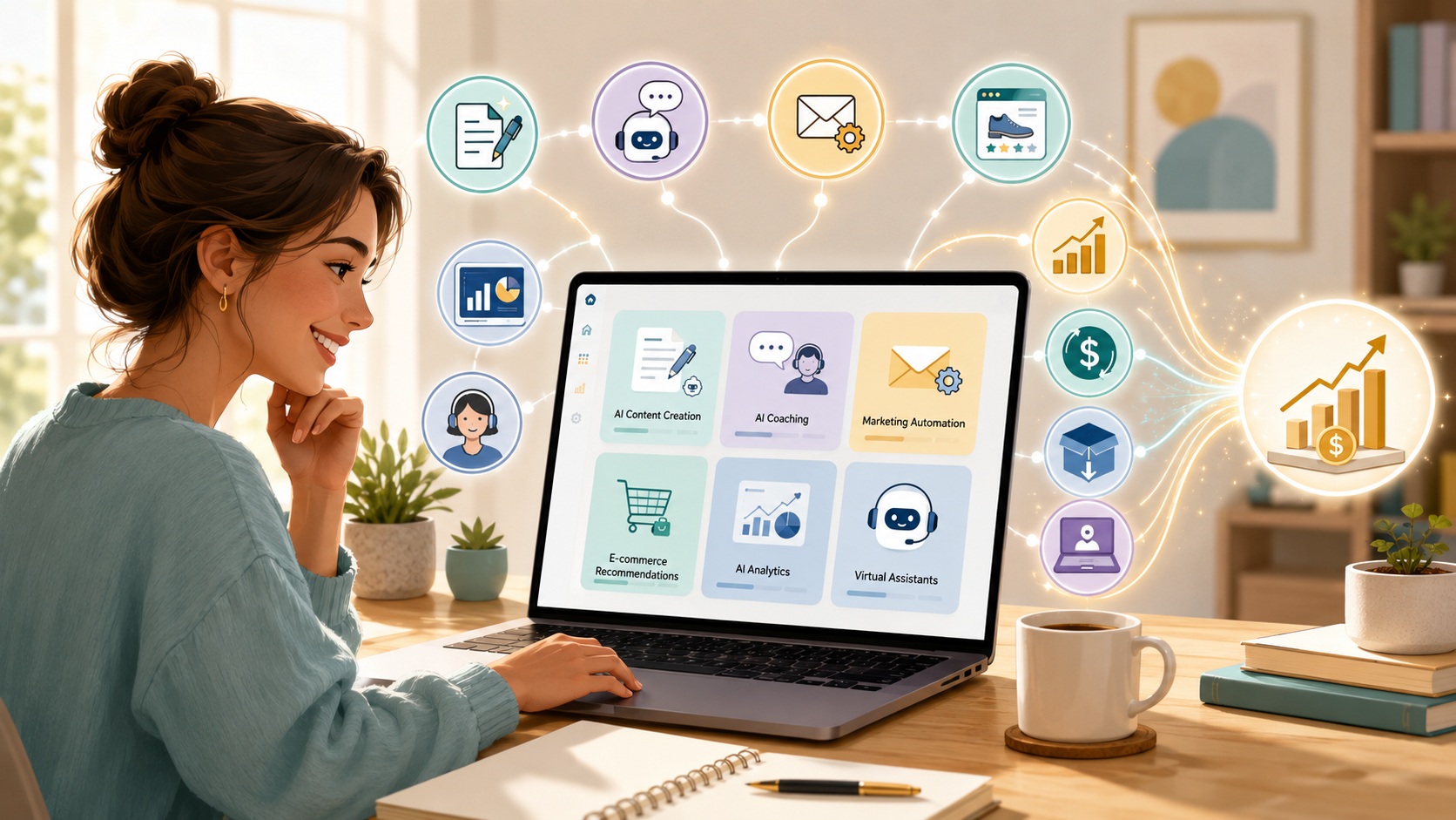 AI Business Models: 6 Profitable Ideas Beginners Can Start Small