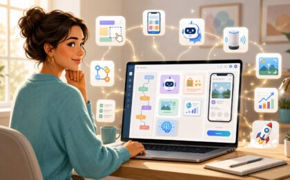 develop AI-powered apps no-coding